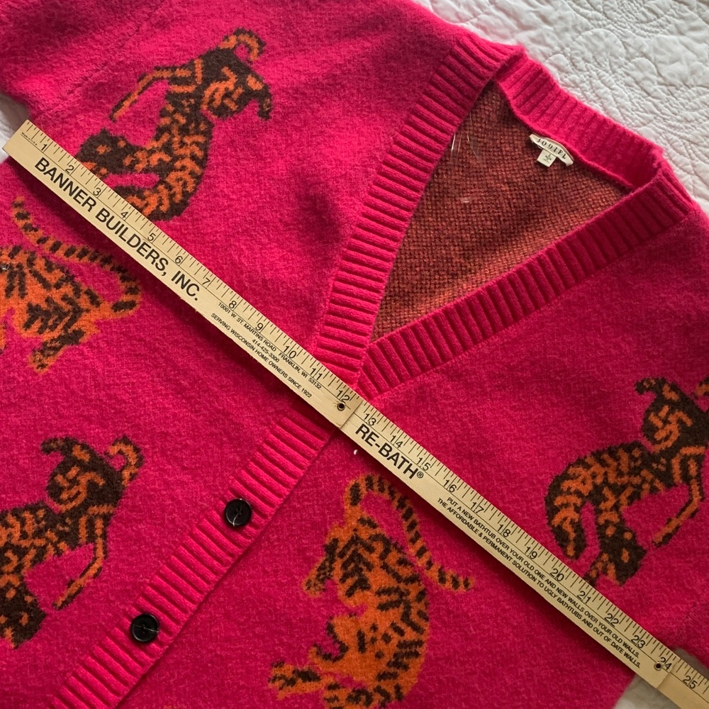 JODIFL BEAUTIFUL OVERSIZED TIGER PRINT CARDIGAN - Picture 8 of 10